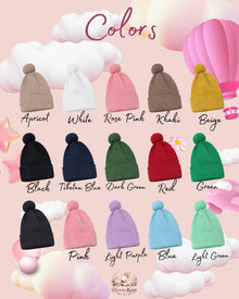 Custom Embroidered Name Newborn Knit Hat, Personalized Baby Beanie, Keepsake Gift