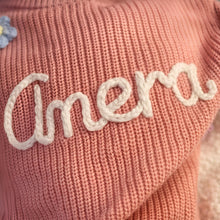 Custom Embroidered Baby Name Sweater: Soft Knit Keepsake Gift