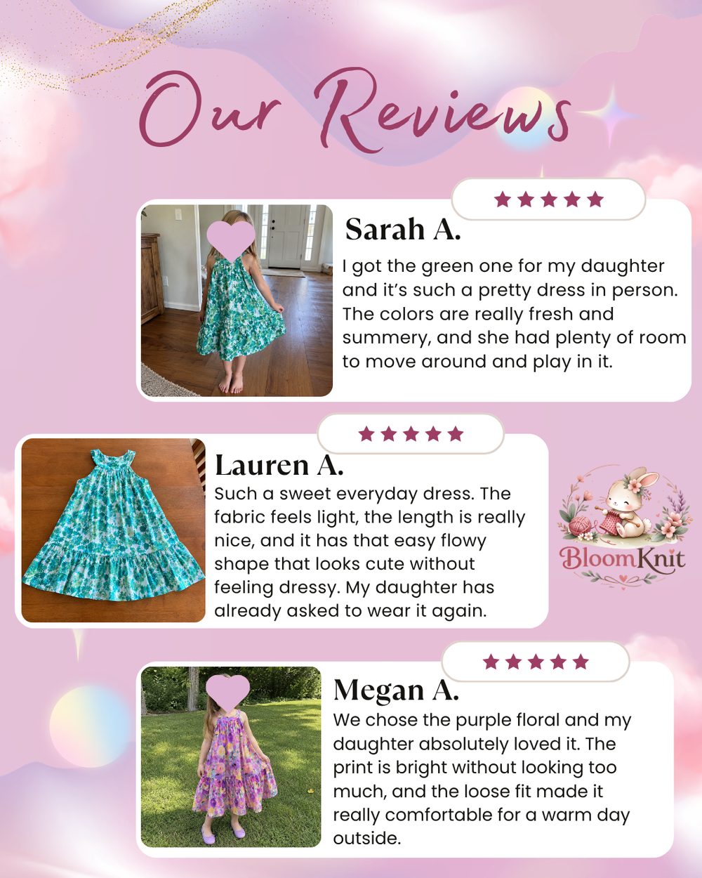Girls Botanical Cotton Maxi Dress, Emerald Green or Purple Floral
