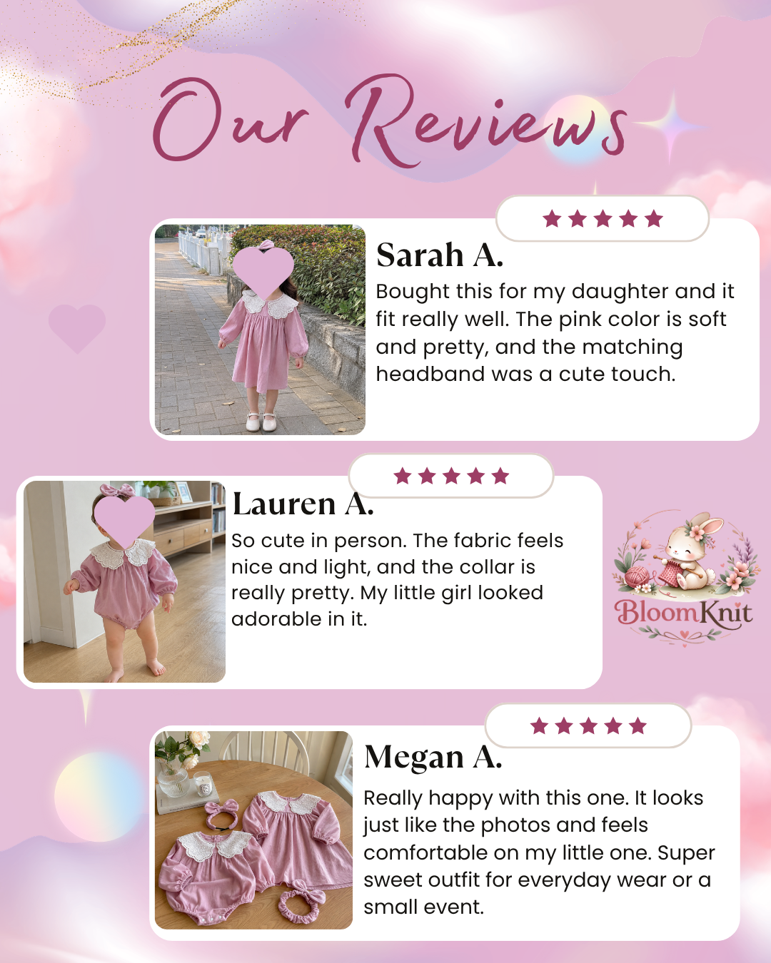 Girls Dusty Rose Lace Collar Dress or Baby Romper, Long Sleeve Fall Outfit