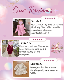 Girls Vintage Ruffle Long-Sleeve Dress, Pintuck Fall Princess Dress