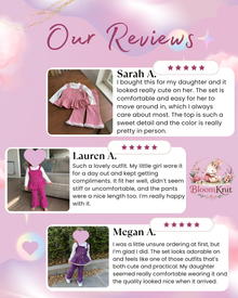 Girls Vintage Ruffle Top, Pinafore & Pants Three-Piece Set, 6 Colors