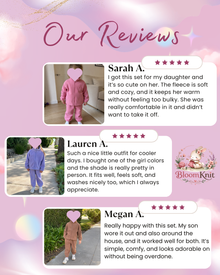 Kids Cozy Fleece Zip Jacket & Jogger Set or Separate Pieces, 16 Styles