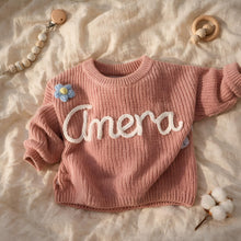 Custom Embroidered Baby Name Sweater: Soft Knit Keepsake Gift