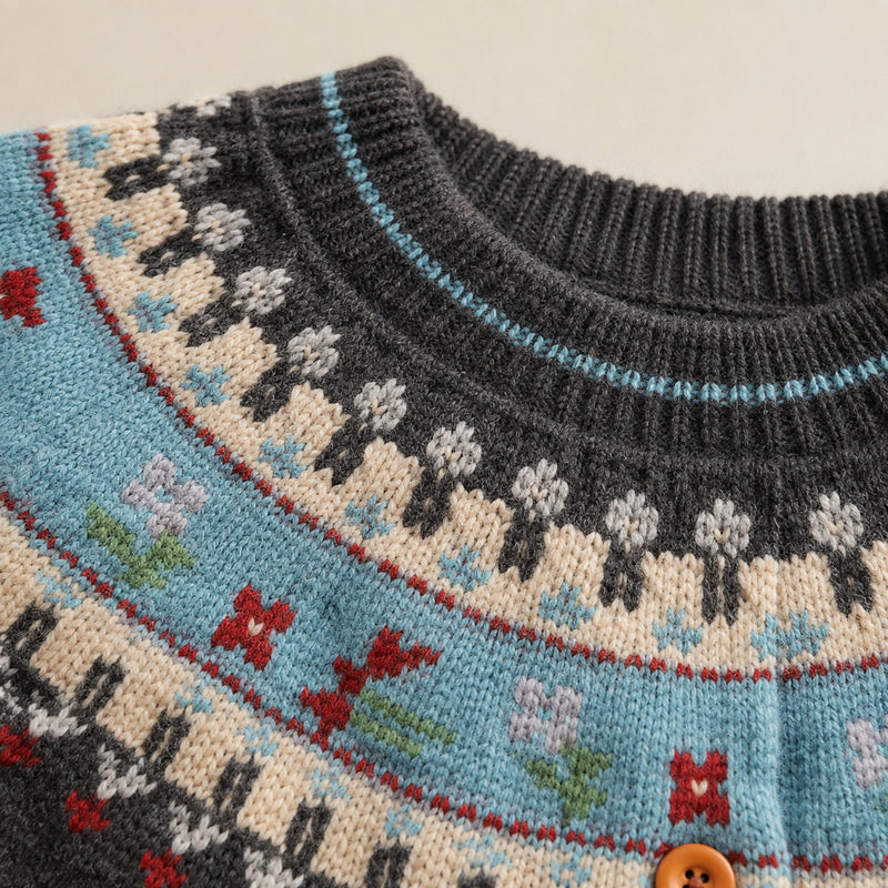BloomKnit product front, back and detail views