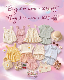 Blue Floral Baby Girl Dress & Romper, Cotton Lace Collar Outfit, Long Sleeve Spring Fall Toddler Birthday Gift
