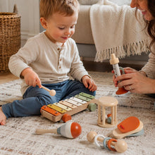 Wooden Musical Instrument Set for Toddlers, 5 or 7 Piece Montessori Music Toy, Sensory Rhythm Birthday Gift