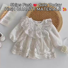 Ivory Lace Baby Romper with Headband & Baby Shower Outfit
