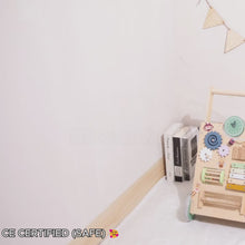 Wooden Baby Walker with Activity Center, Montessori Push Toy for Toddlers, First Birthday Gift